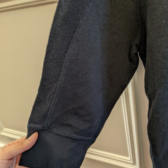 Burberry men's large 3/4 sleeve navy blue shirt - Picture 8 of 10